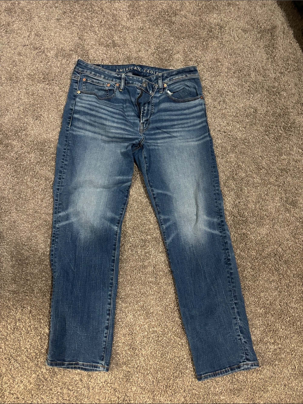 American Eagle Outfitters Dark Blue Straight Men’s Jeans